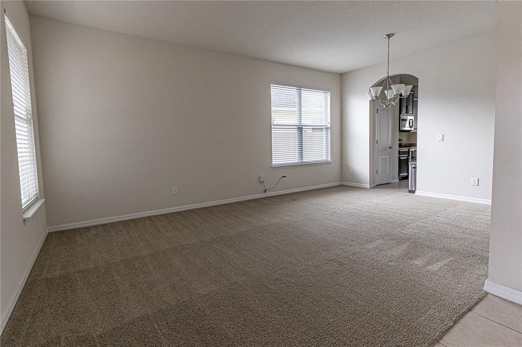 Chandelier, Empty room, Interior, Pendant Lights