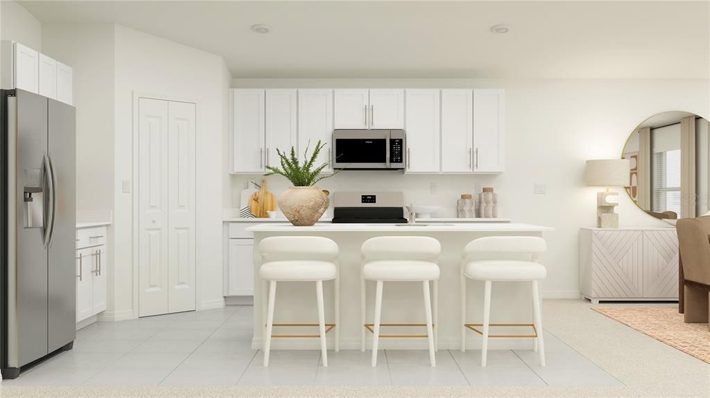 Interior, Kitchen, Recessed Lighting