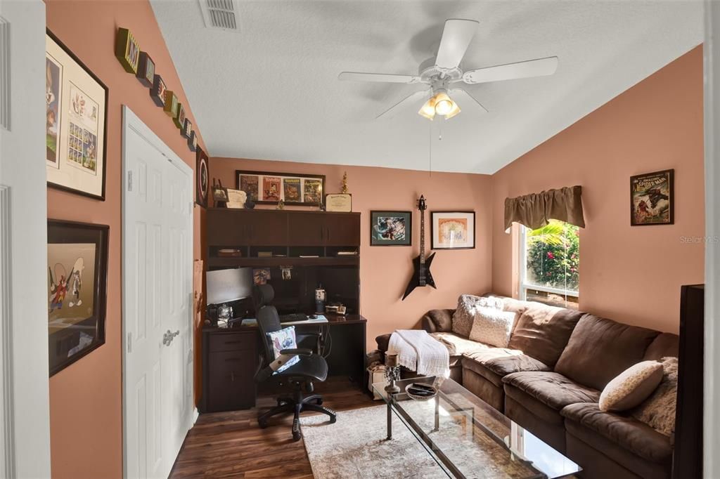 Home Office, Interior, Wood Texture Flooring