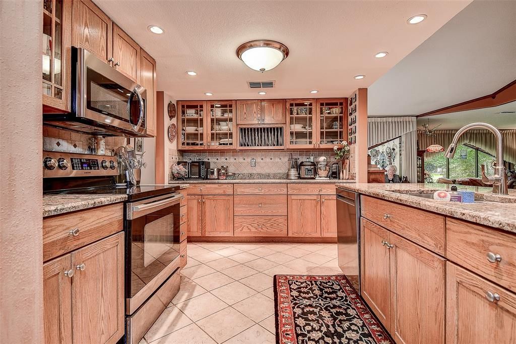 Interior, Kitchen, Recessed Lighting, Stainless Steel Appliances