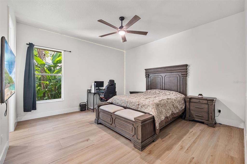 Bedroom, Interior, Wood Texture Flooring