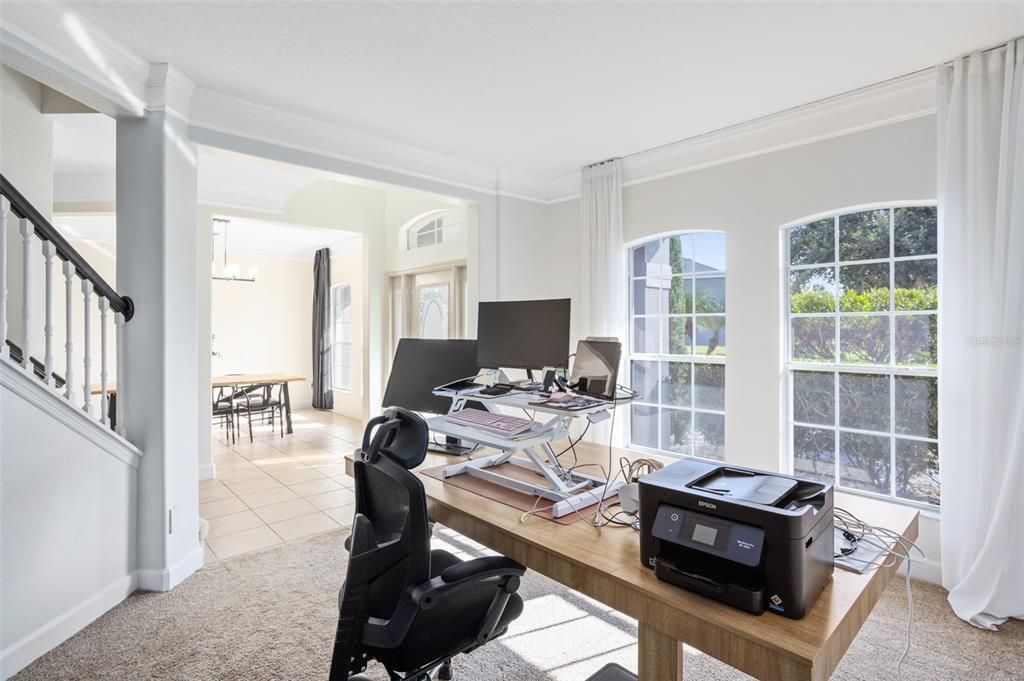 Home Office, Interior, Pendant Lights