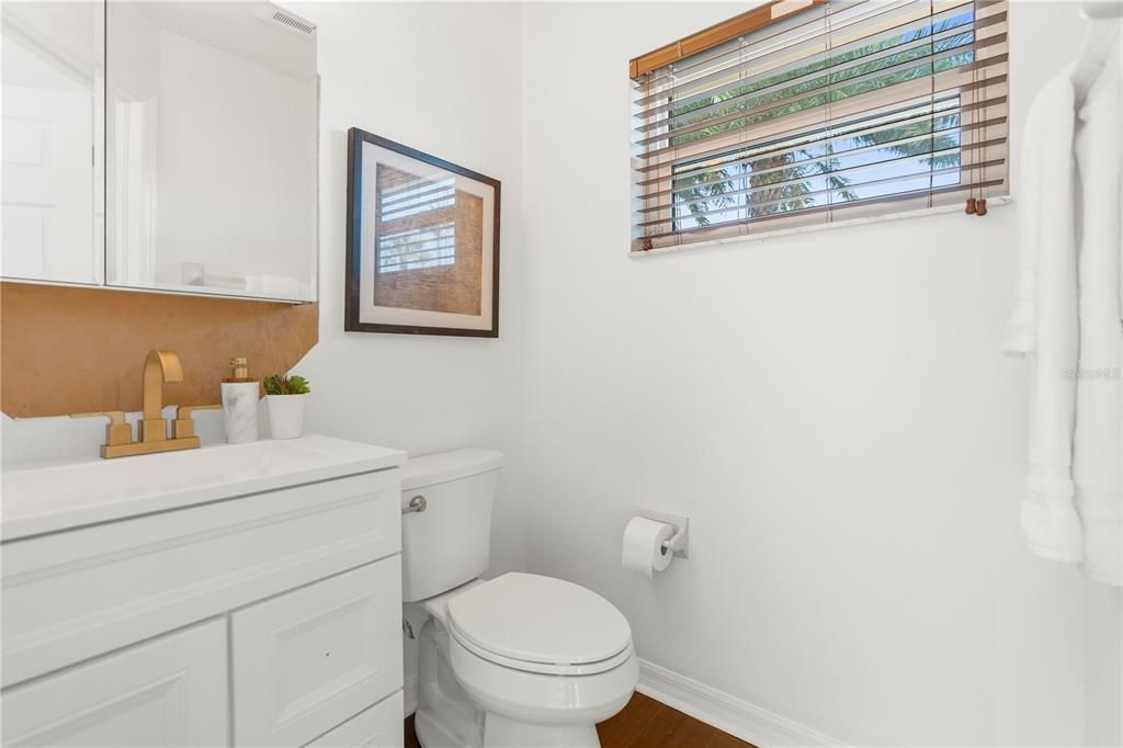 Bathroom, Interior, Wood Texture Flooring