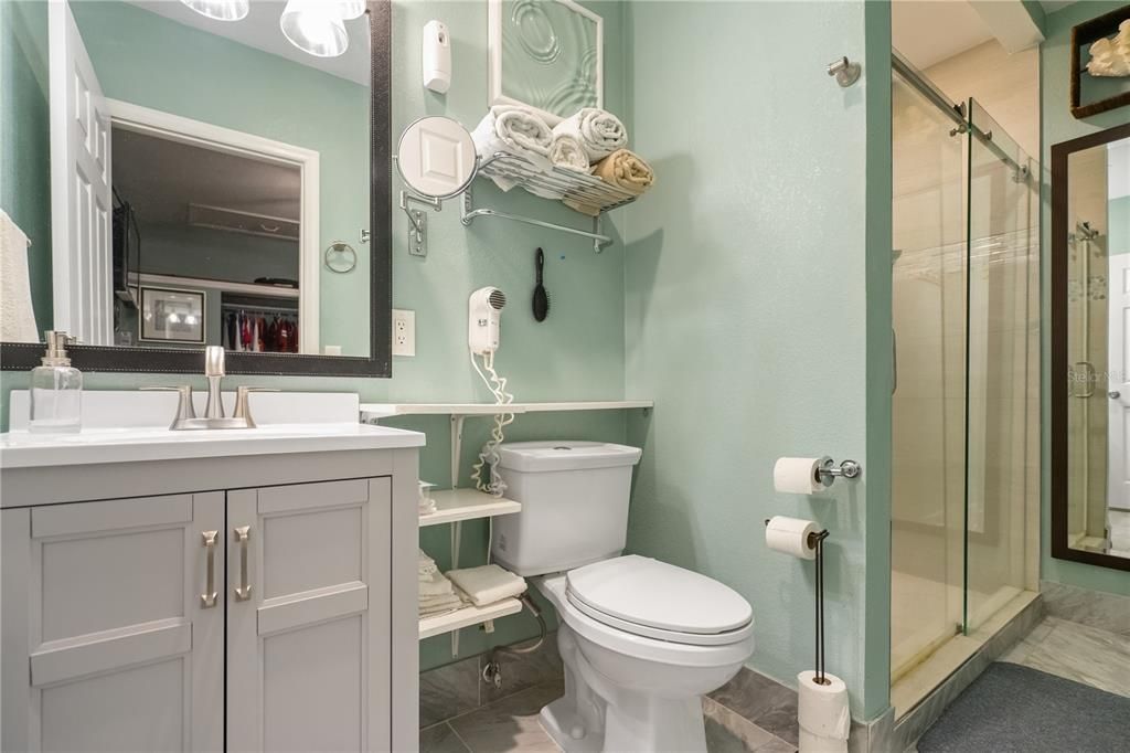 Bathroom, Glass Shower, Interior