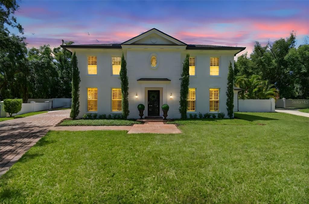 Backyard, Exterior, Facade, French Provincial