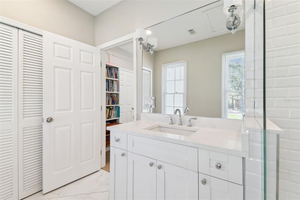 Bathroom, Glass Shower, Interior, Marble