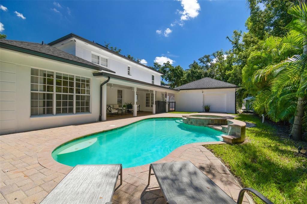 Detached Garage, Exterior, Pool