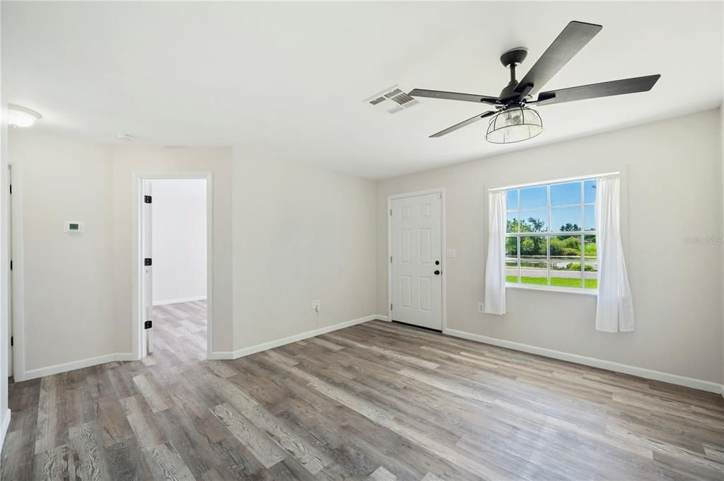 Empty room, Interior, Wood Texture Flooring