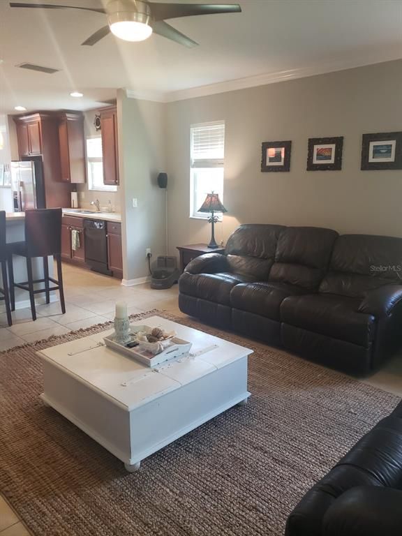 Interior, Kitchen, Living room, Recessed Lighting