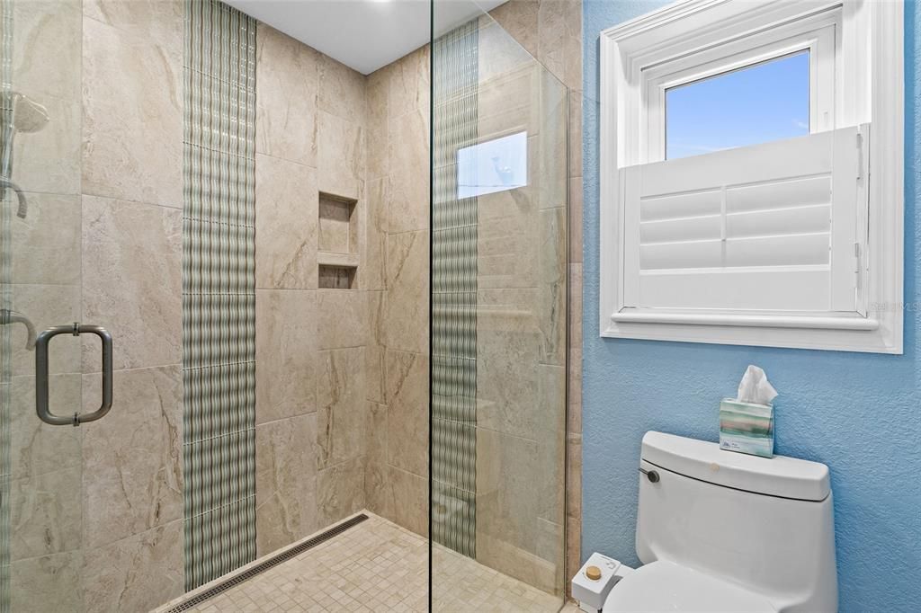 Bathroom, Glass Shower, Interior