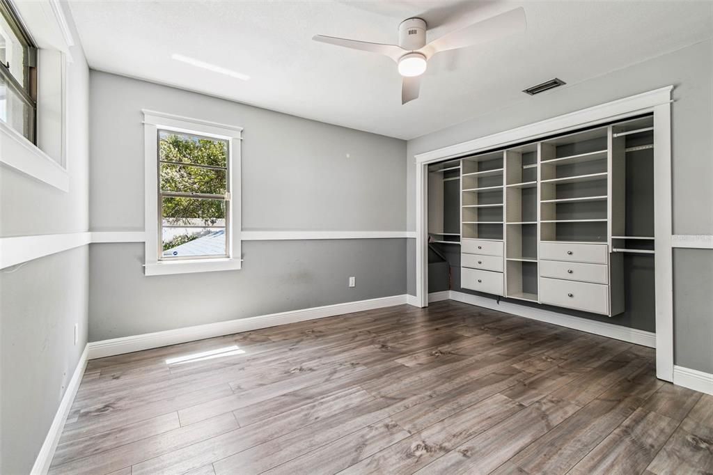 Empty room, Interior, Walk-in Closets, Wood Texture Flooring