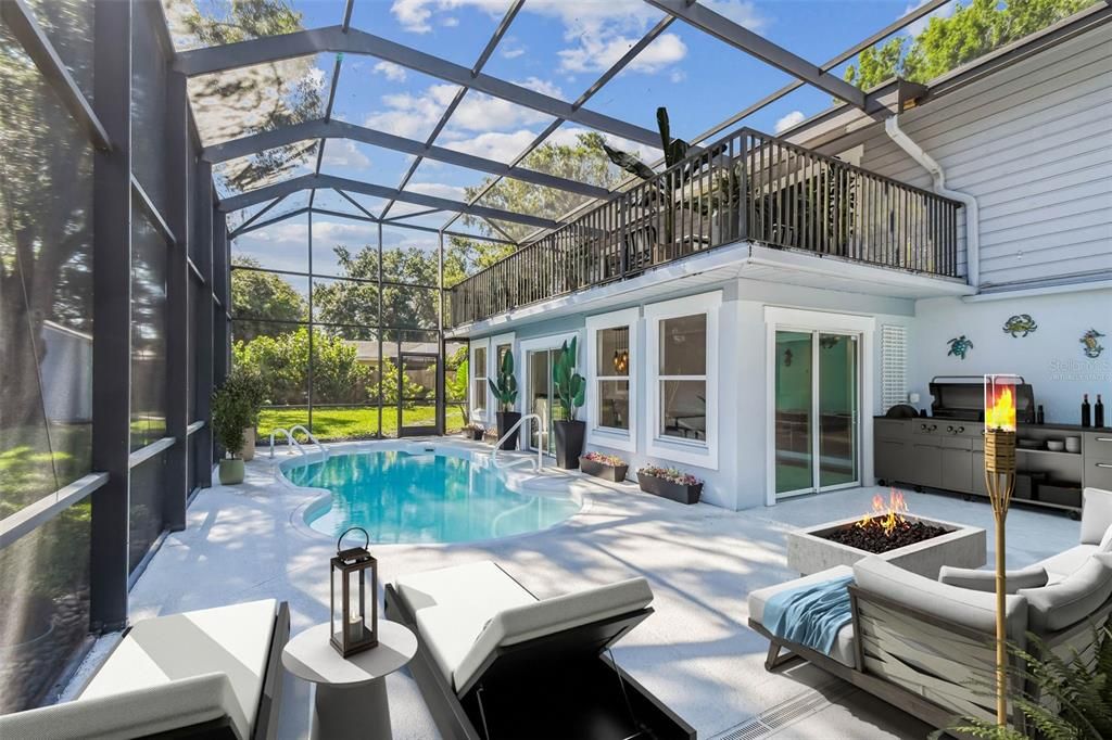 Glass Ceilings, Interior, Pool, Sun Room