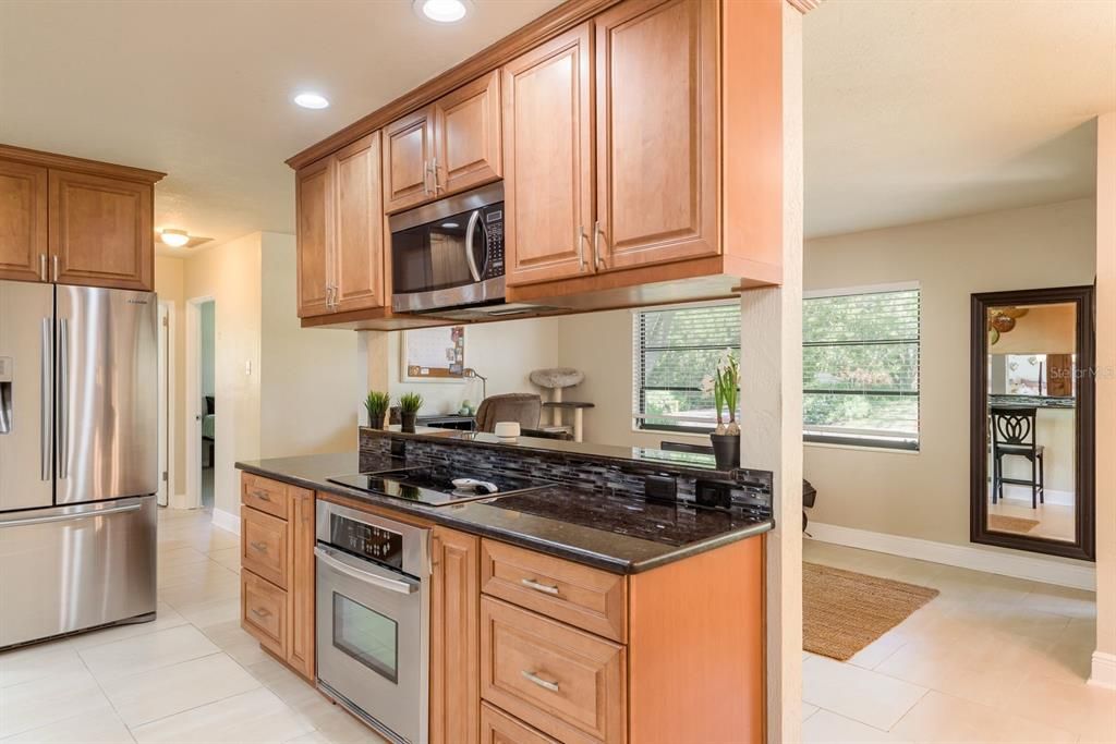 Interior, Kitchen, Recessed Lighting, Stainless Steel Appliances