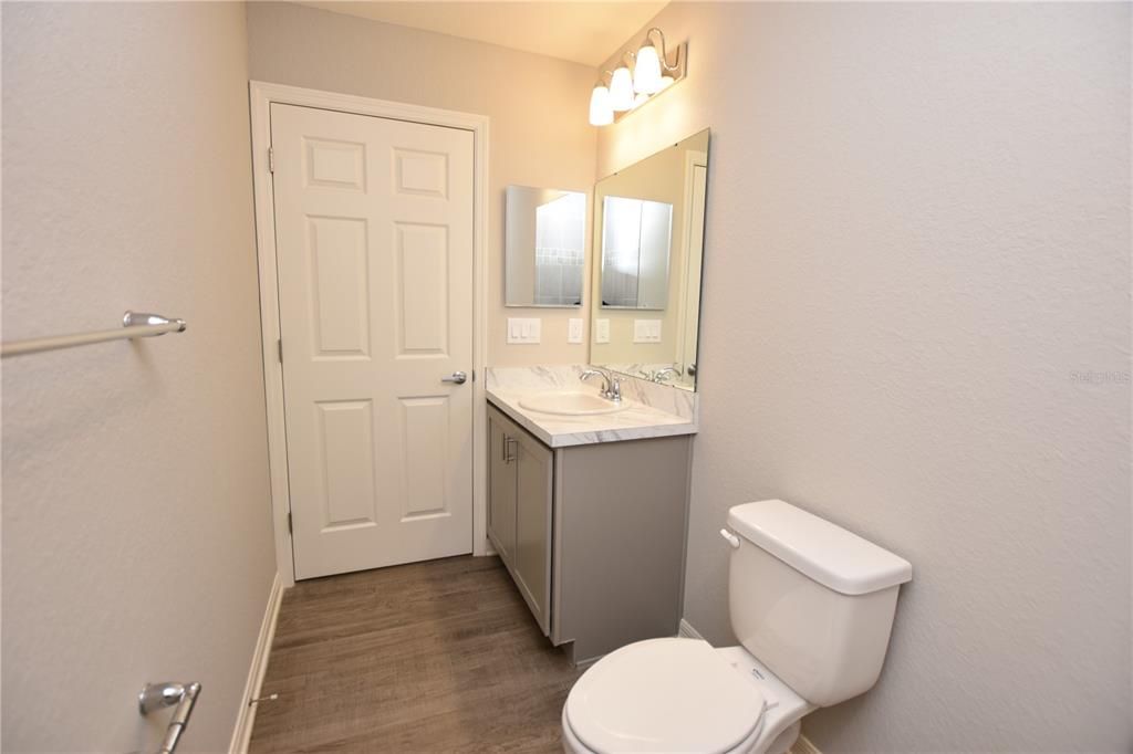 Bathroom, Interior, Wood Texture Flooring