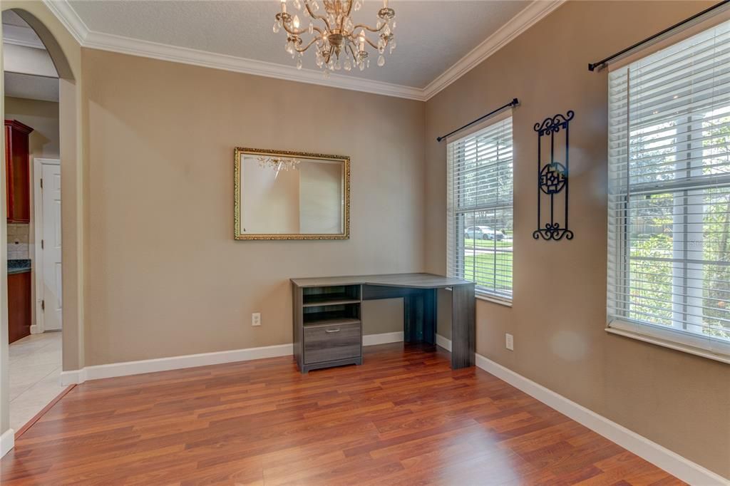 Chandelier, Interior, Wood Texture Flooring