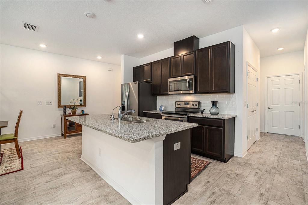 Interior, Kitchen, Recessed Lighting, Stainless Steel Appliances