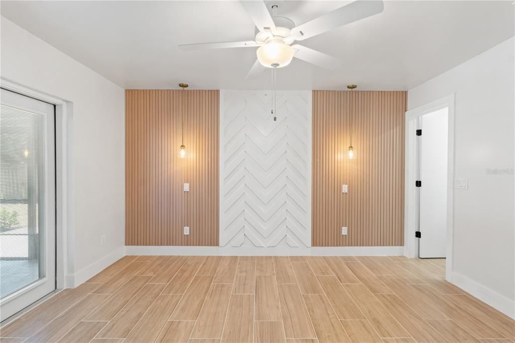 Empty room, Interior, Wood Texture Flooring