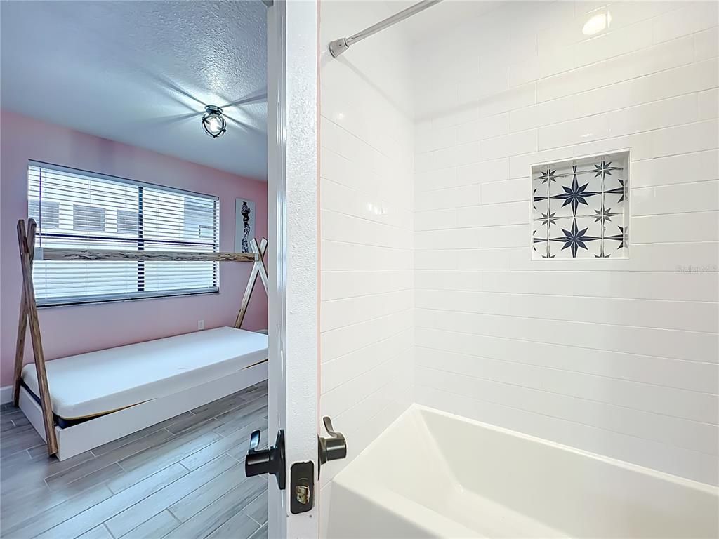 Bathroom, Interior, Wood Texture Flooring