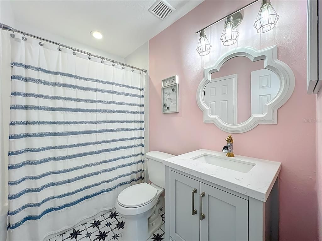 Bathroom, Interior, Recessed Lighting