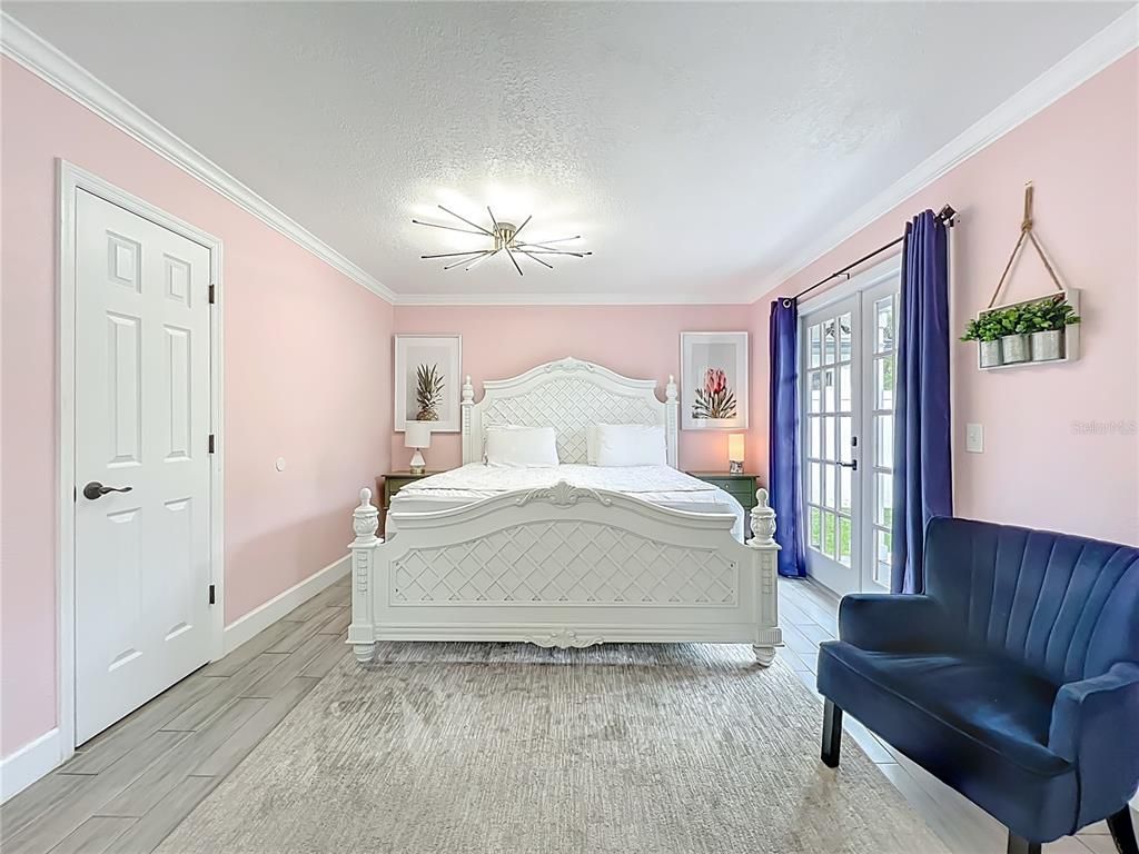 Bedroom, Interior, Wood Texture Flooring