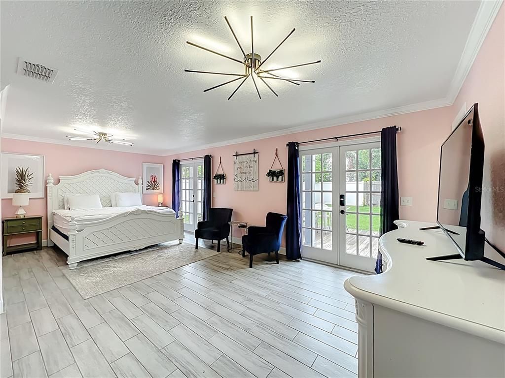 Bedroom, Interior, Wood Texture Flooring