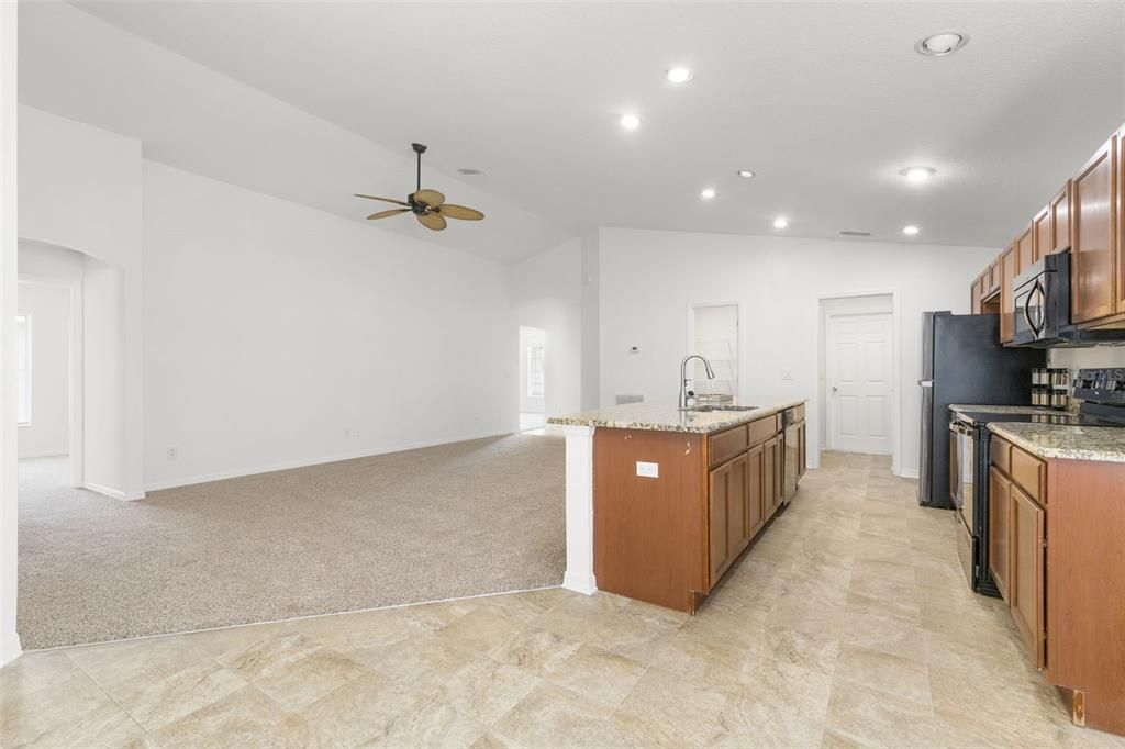 Interior, Kitchen, Recessed Lighting