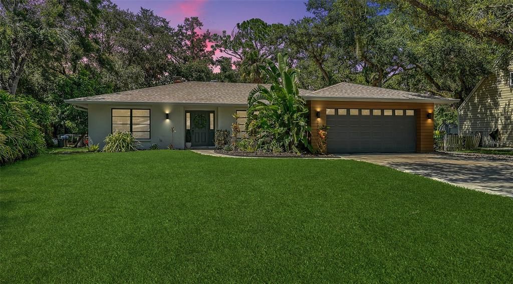 Attached, Backyard, Exterior, Facade, Ranch