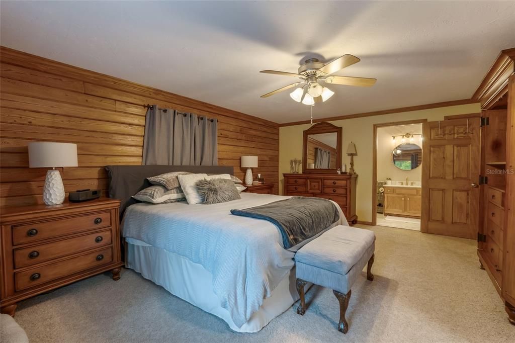 Bedroom, Interior, Wooden Walls