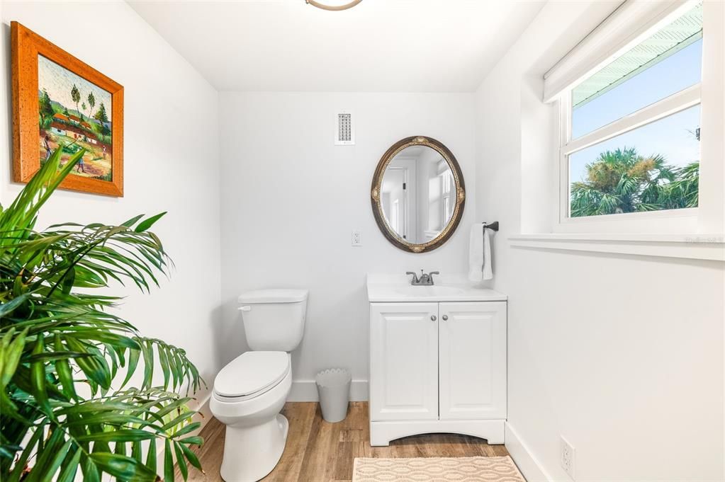 Bathroom, Interior, Wood Texture Flooring