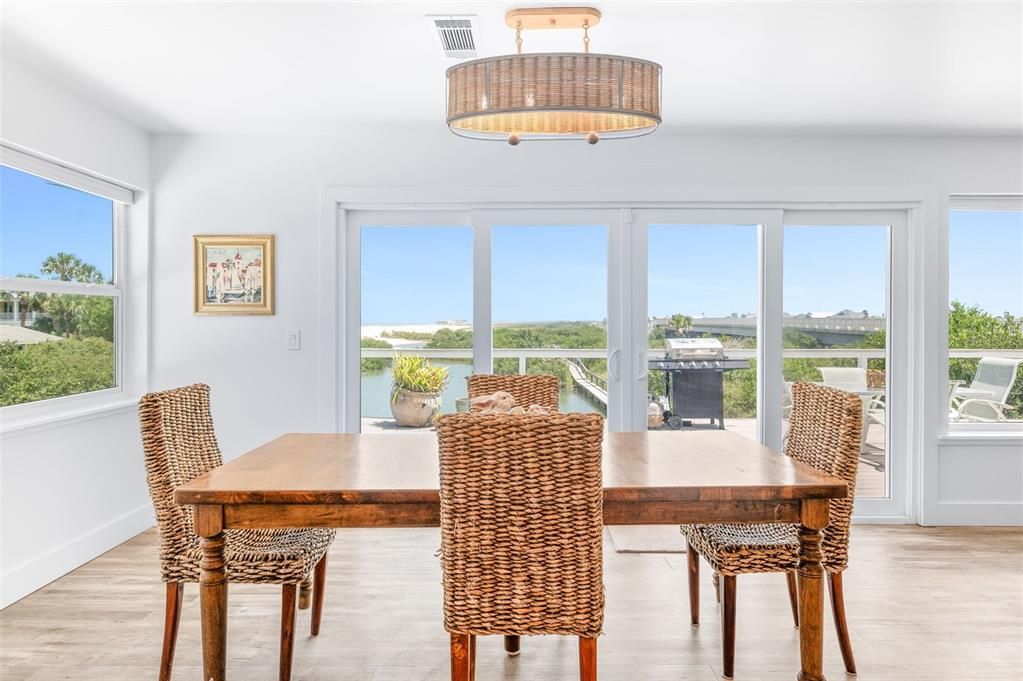 Dining room, Interior, Water, Wood Texture Flooring