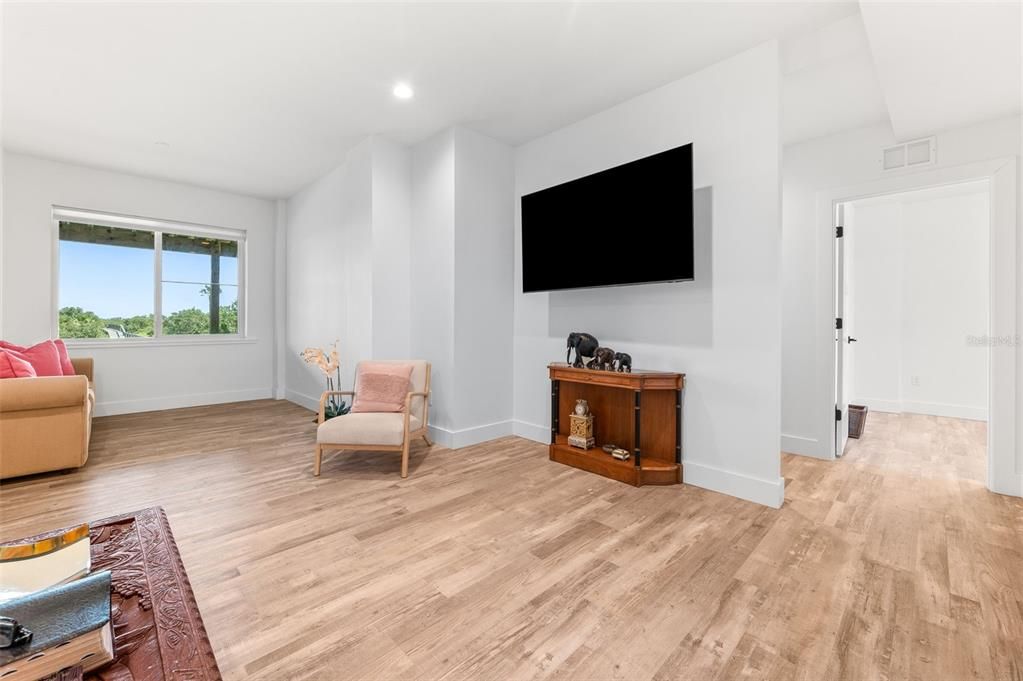 Interior, Recessed Lighting, Wood Texture Flooring