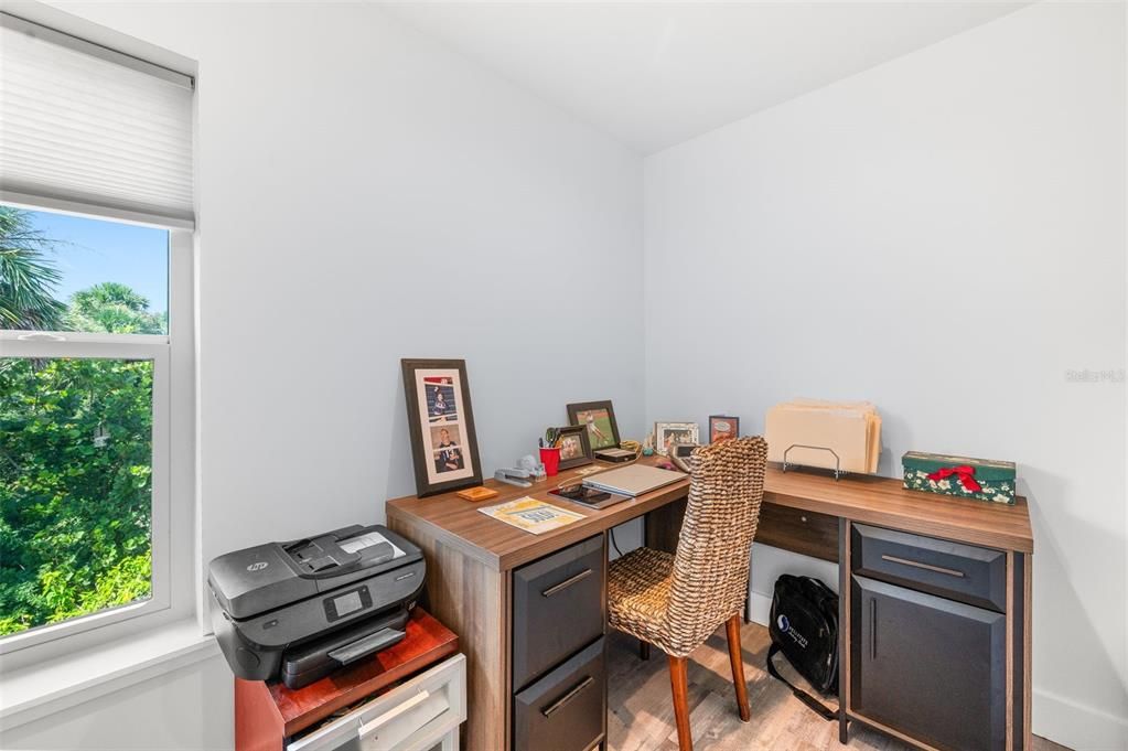 Home Office, Interior, Wood Texture Flooring