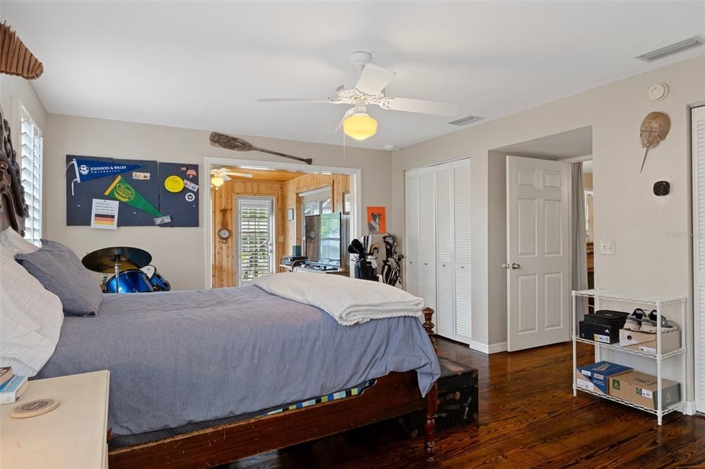 Bedroom, Interior, Wood Texture Flooring