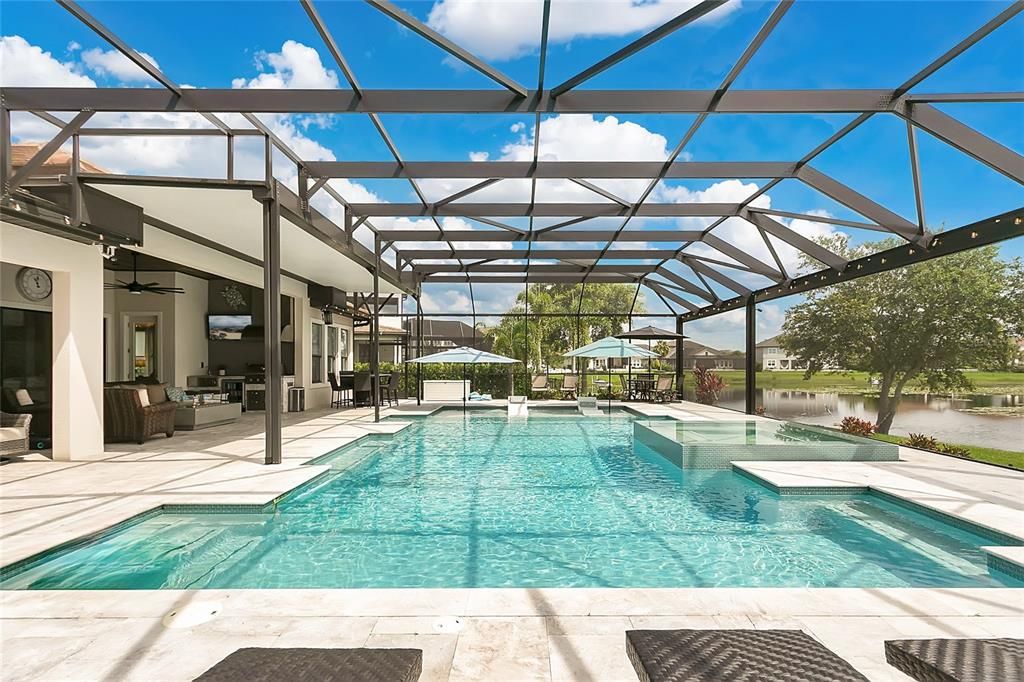 Glass Ceilings, Interior, Pool, Sun Room, Water