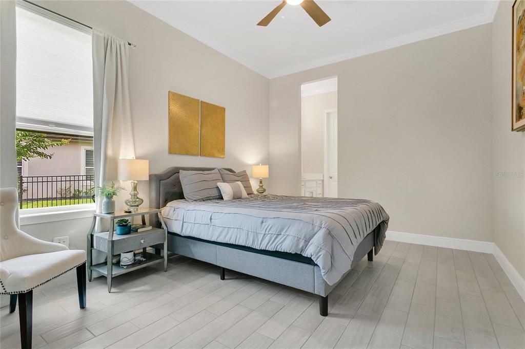 Bedroom, Interior, Wood Texture Flooring
