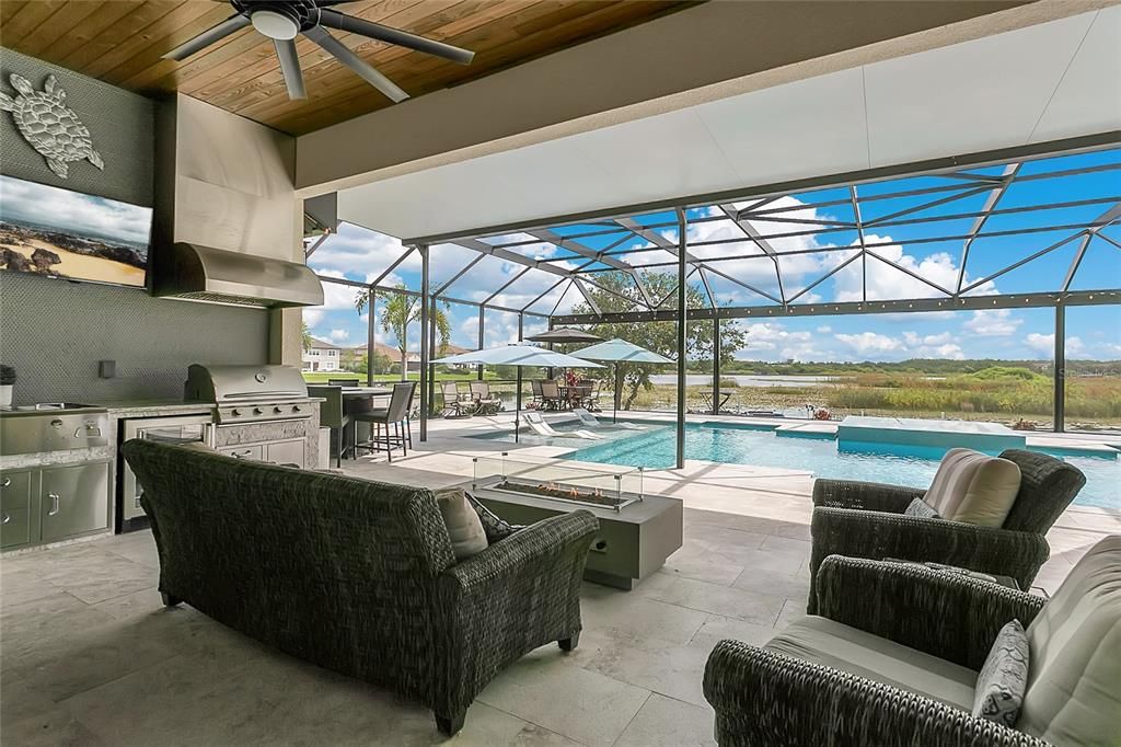 Glass Ceilings, Interior, Living room, Pool, Sun Room