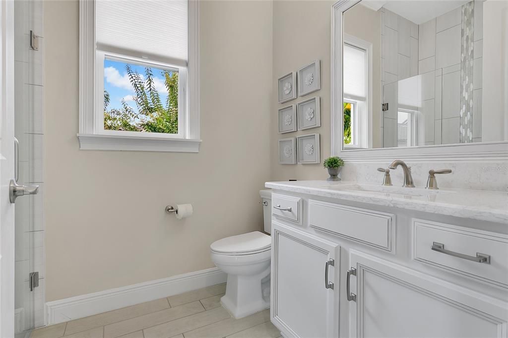 Bathroom, Interior, Wood Texture Flooring