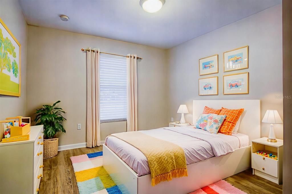 Bedroom, Interior, Wood Texture Flooring