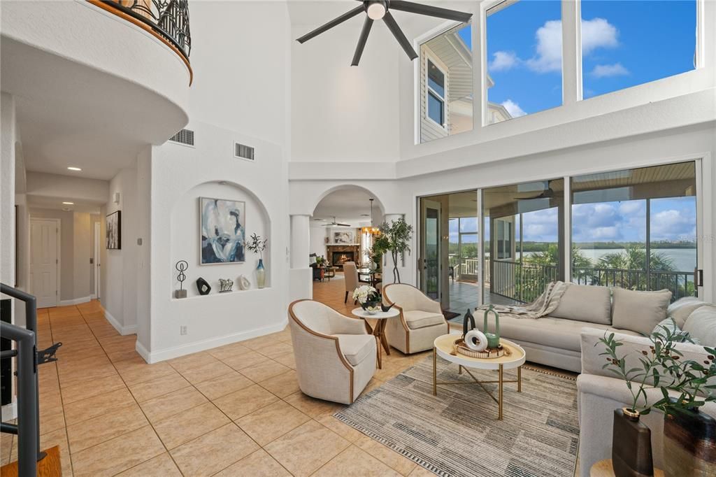 Interior, Living room, Recessed Lighting, Water