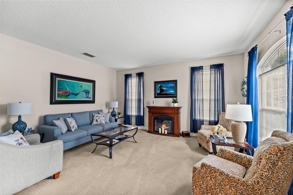 Fireplace, Interior, Living room