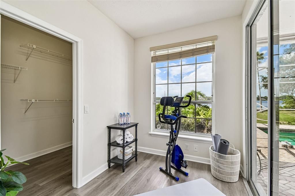 Fitness Equipment, Interior, Wood Texture Flooring