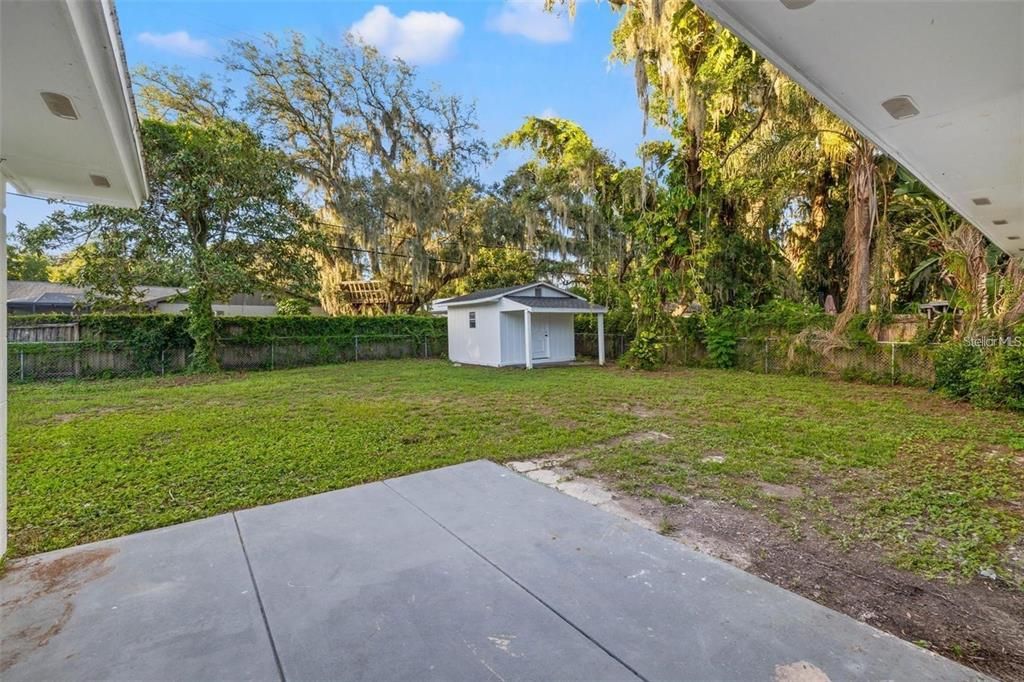 Backyard, Exterior