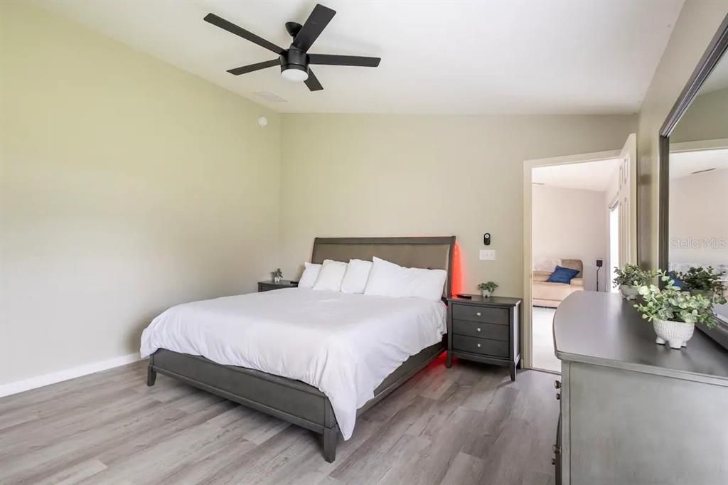 Bedroom, Interior, Wood Texture Flooring