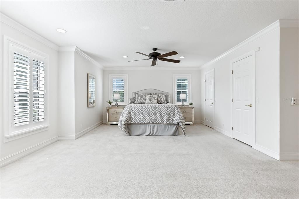 Bedroom, Interior, Recessed Lighting