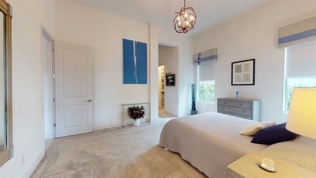 Bedroom, Chandelier, Interior, Pendant Lights