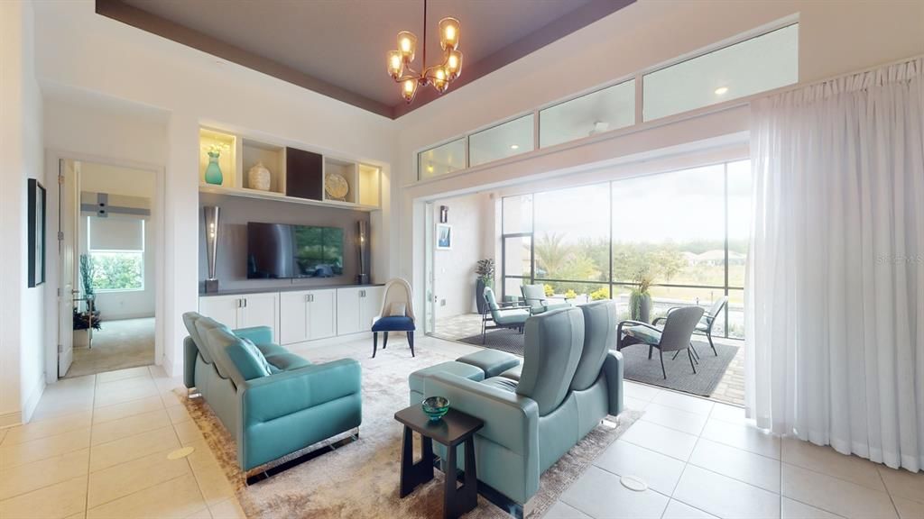 Chandelier, Dining room, Interior, Living room, Recessed Lighting