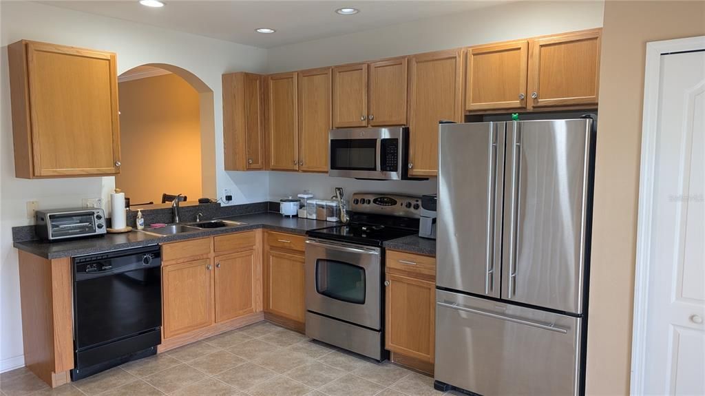 Interior, Kitchen, Recessed Lighting, Stainless Steel Appliances