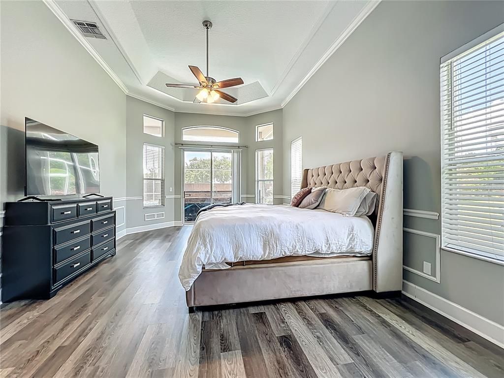 Bedroom, Interior, Wood Texture Flooring