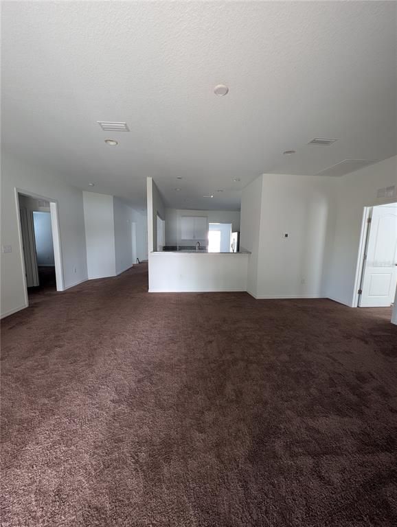Empty room, Interior, Recessed Lighting
