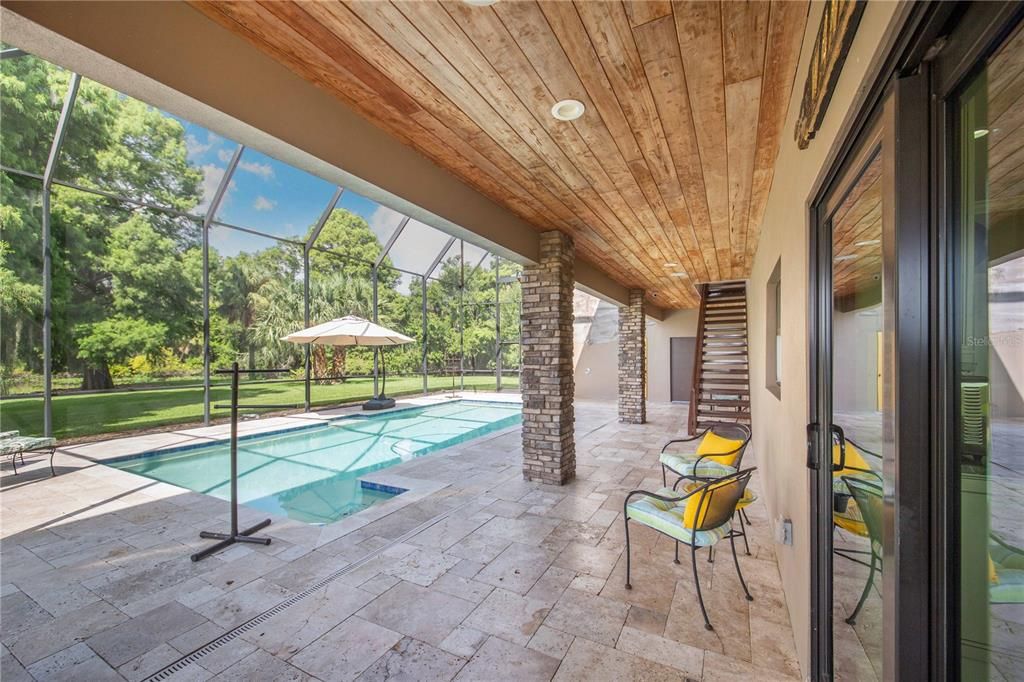 Glass Ceilings, Interior, Pool, Sun Room, Wooden Ceilings
